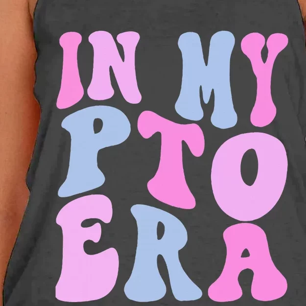 In My Pto Era Women's Knotted Racerback Tank