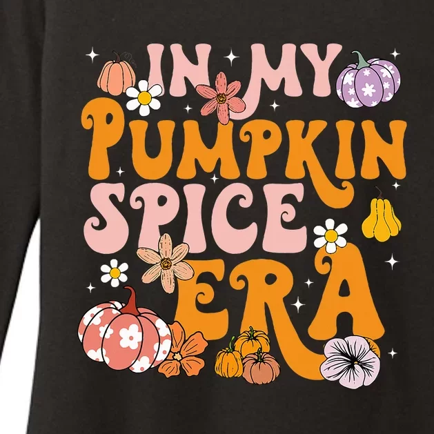 In My Pumpkin Spice Era Autumn Thanksgiving Funny Womens CVC Long Sleeve Shirt