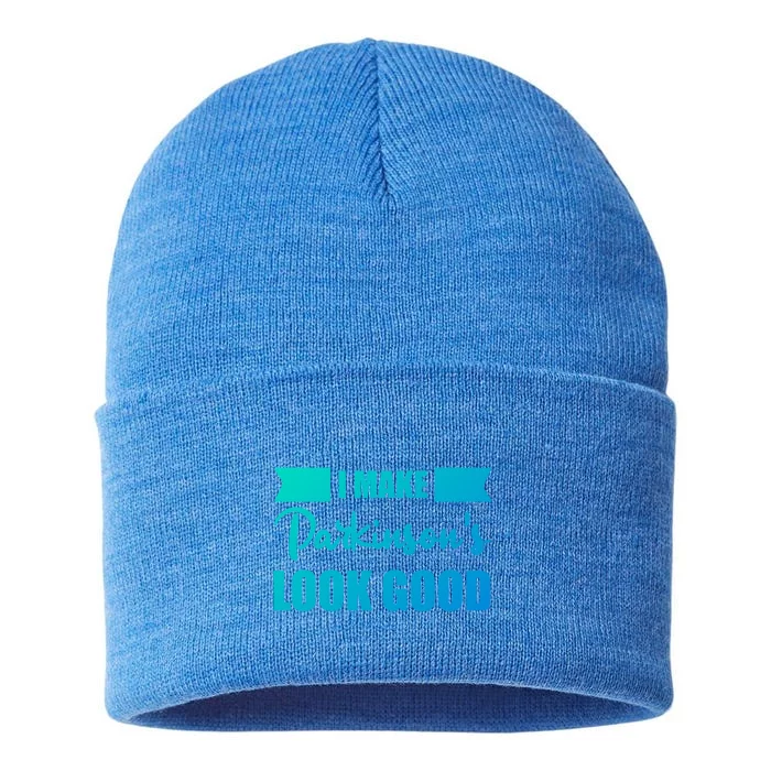 I Make Parkinsons Look Good Gift Sustainable Knit Beanie