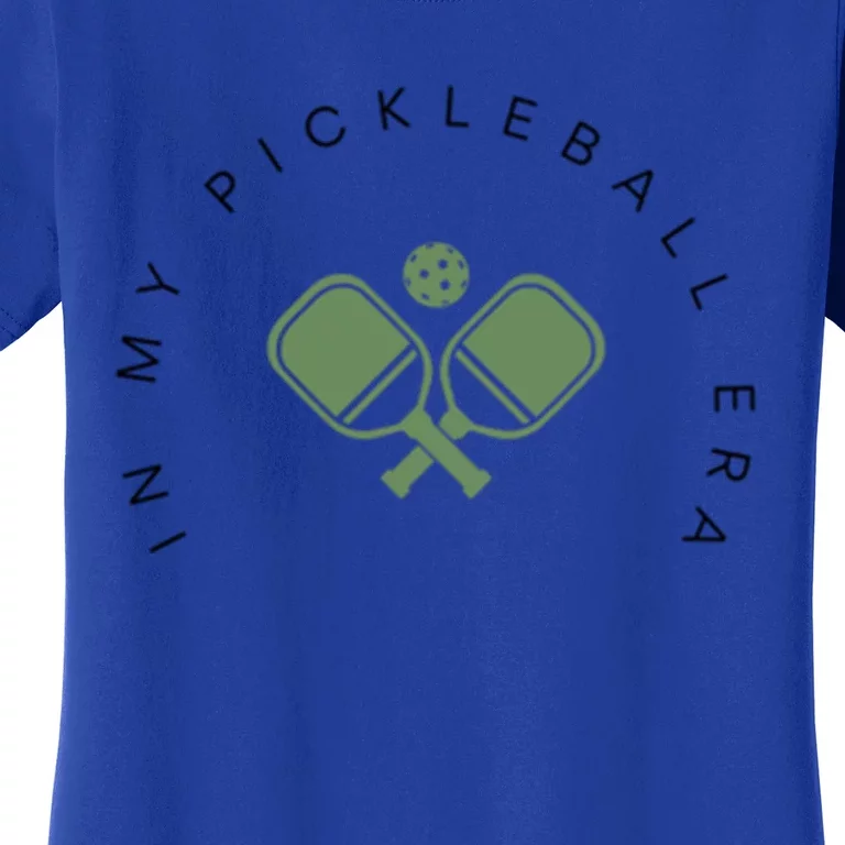 In My Pickleball Era I Love Pickleball Team Player Coach Funny Gift Women's T-Shirt