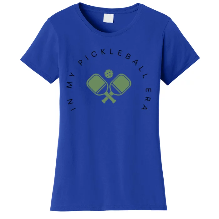 In My Pickleball Era I Love Pickleball Team Player Coach Funny Gift Women's T-Shirt