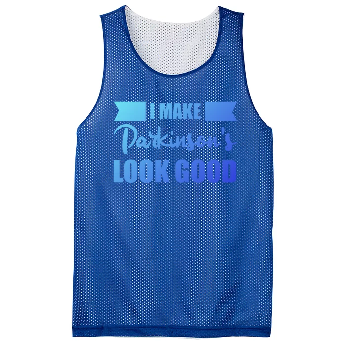 I Make Parkinsons Look Good Gift Mesh Reversible Basketball Jersey Tank