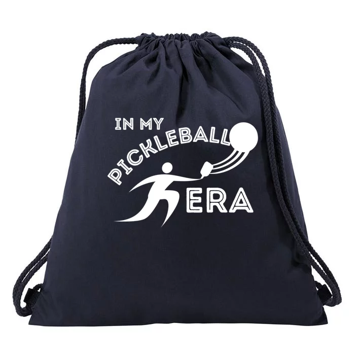 In My Pickleball Era Sport Fun Funny Gift Drawstring Bag