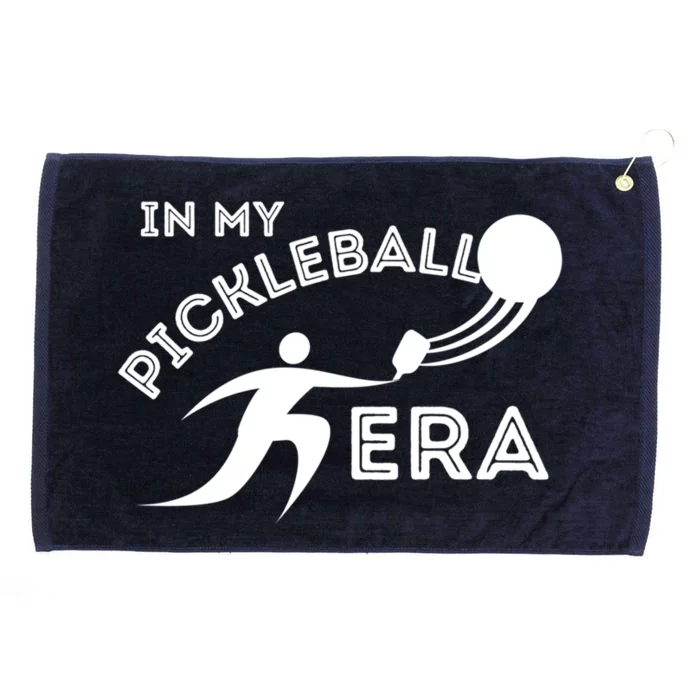 In My Pickleball Era Sport Fun Funny Gift Grommeted Golf Towel