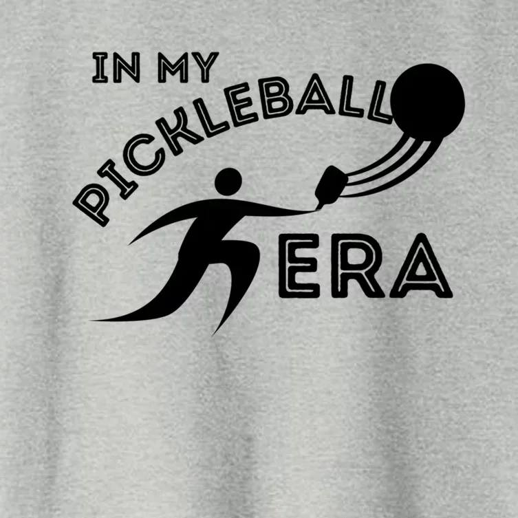 In My Pickleball Era Sport Fun Funny Gift Women's Crop Top Tee