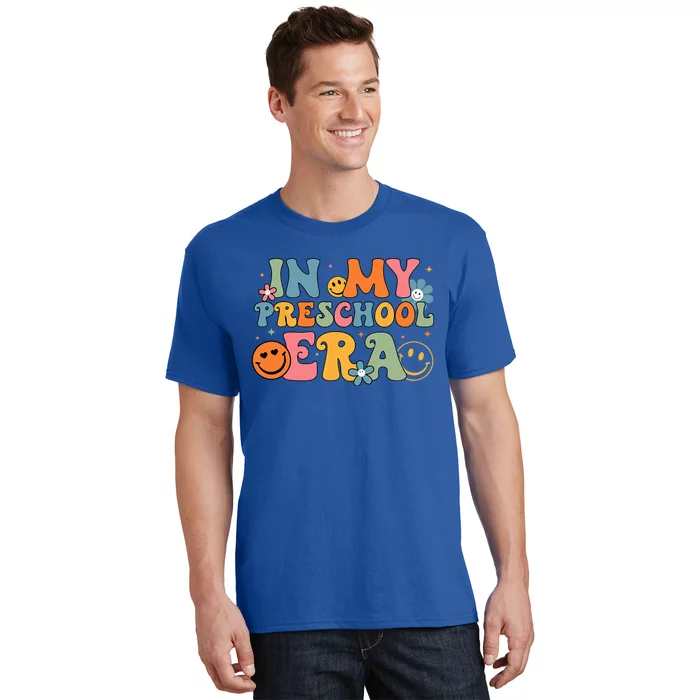 In My Preschool Era Groovy Back To School Preschool Teachers T-Shirt