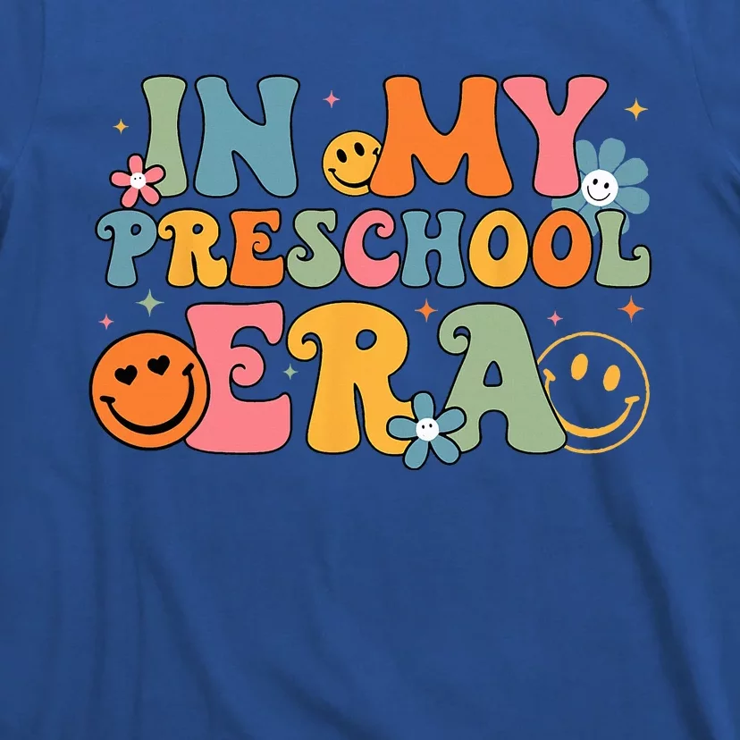 In My Preschool Era Groovy Back To School Preschool Teachers T-Shirt