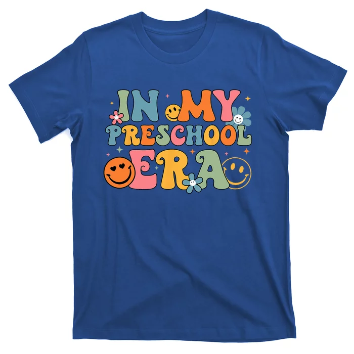 In My Preschool Era Groovy Back To School Preschool Teachers T-Shirt