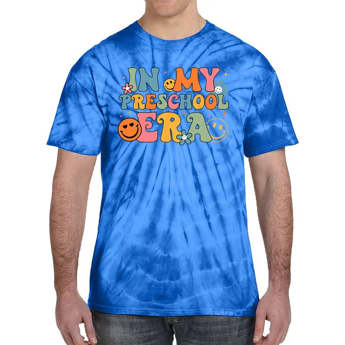 In My Preschool Era Groovy Back To School Preschool Teachers Tie-Dye T-Shirt