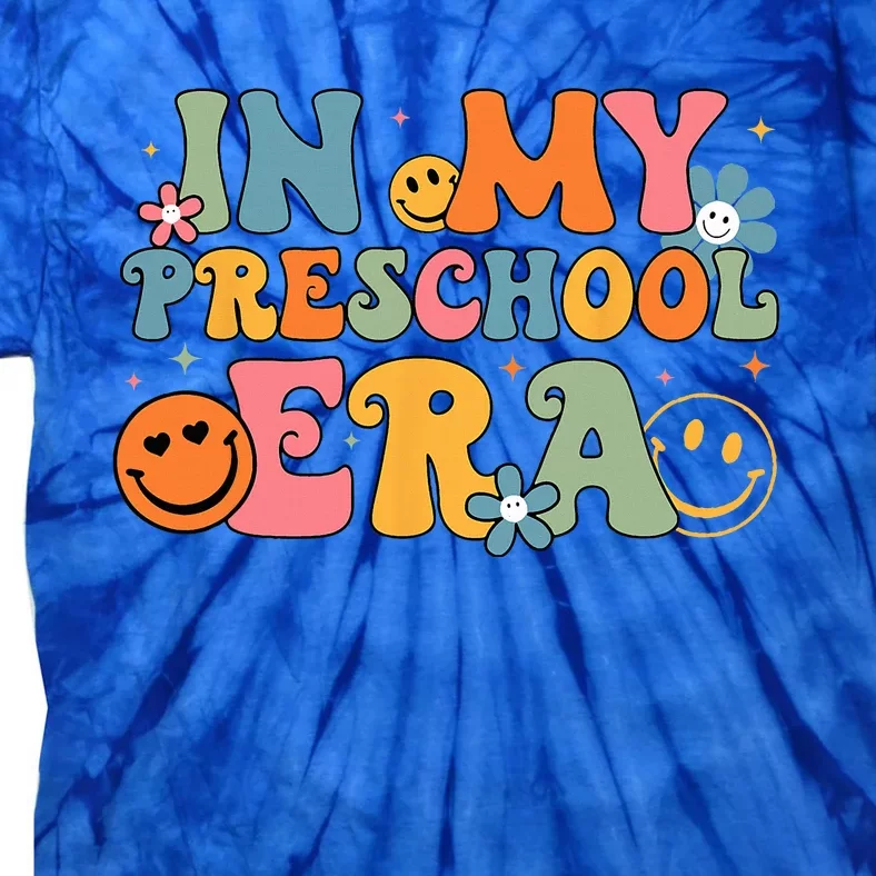 In My Preschool Era Groovy Back To School Preschool Teachers Tie-Dye T-Shirt