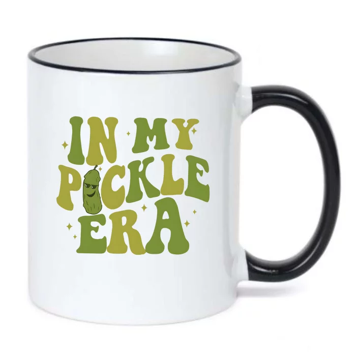 In My Pickle Era Pickle Lover Black Color Changing Mug