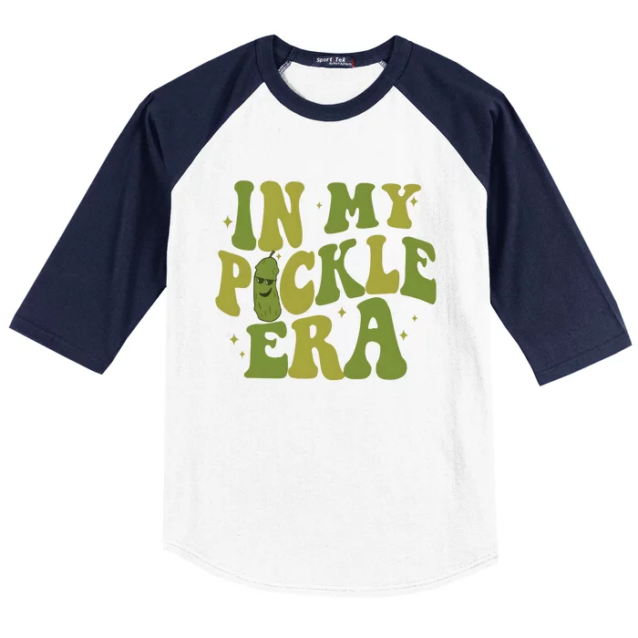 In My Pickle Era Pickle Lover Baseball Sleeve Shirt