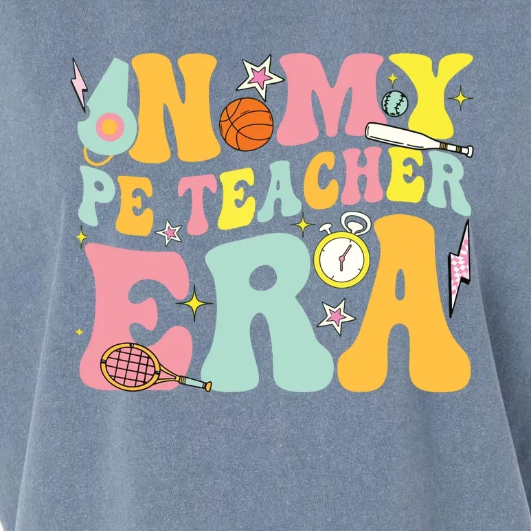 In My Physical Education Era Pe Teacher Garment-Dyed Women's Muscle Tee