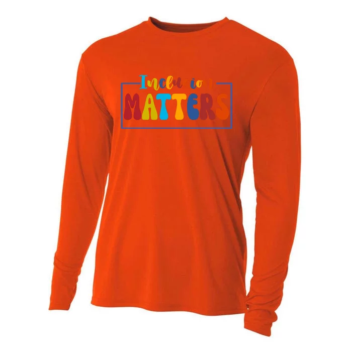 Inclusion Matters Positive Diversity Kindness Cooling Performance Long Sleeve Crew