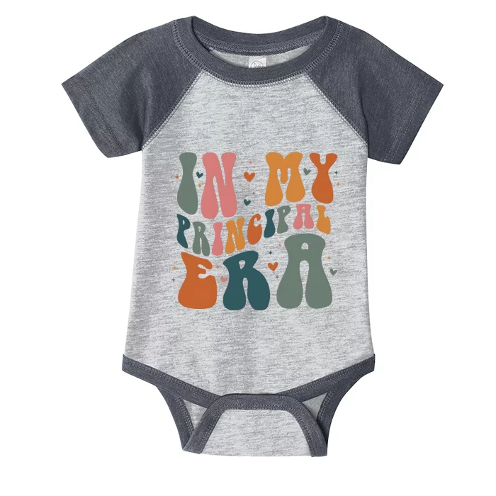 In My Principal Era Retro Back To School Teacher Life Infant Baby Jersey Bodysuit