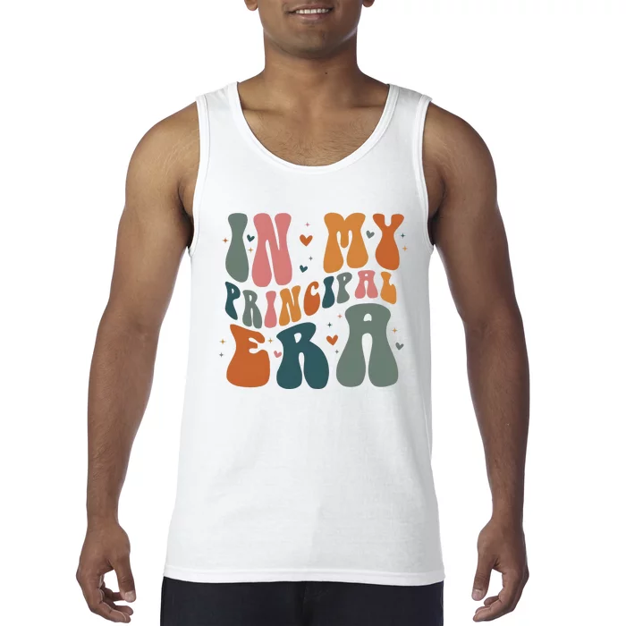 In My Principal Era Retro Back To School Teacher Life Tank Top