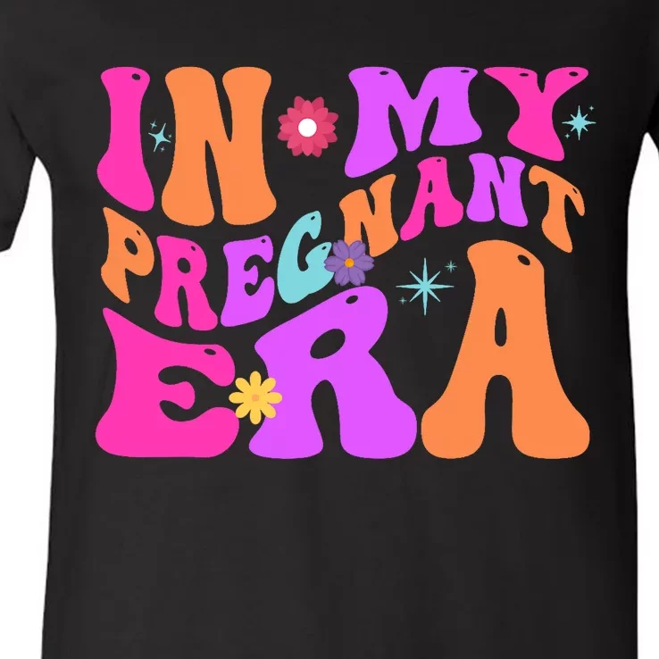 In My Pregnant Era Pregnancy V-Neck T-Shirt