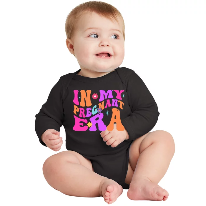 In My Pregnant Era Pregnancy Baby Long Sleeve Bodysuit