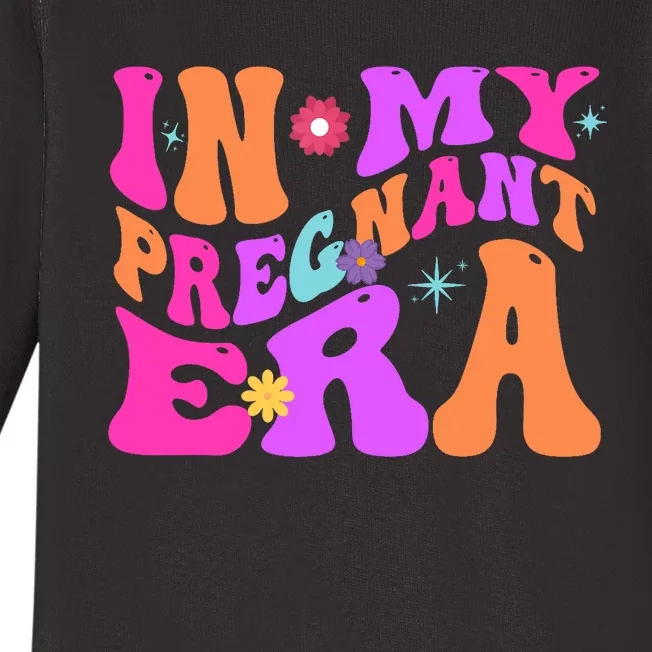 In My Pregnant Era Pregnancy Baby Long Sleeve Bodysuit