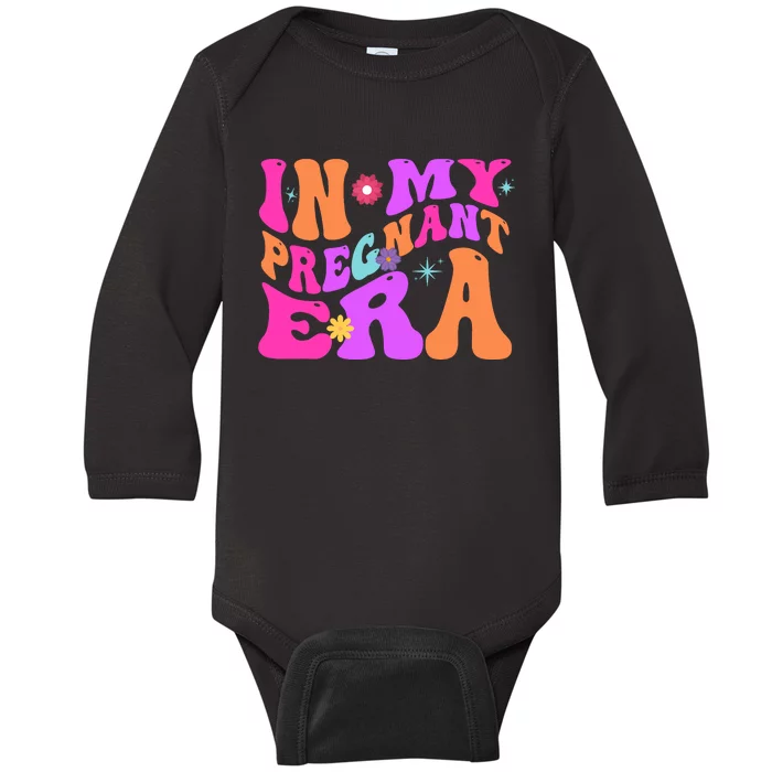 In My Pregnant Era Pregnancy Baby Long Sleeve Bodysuit