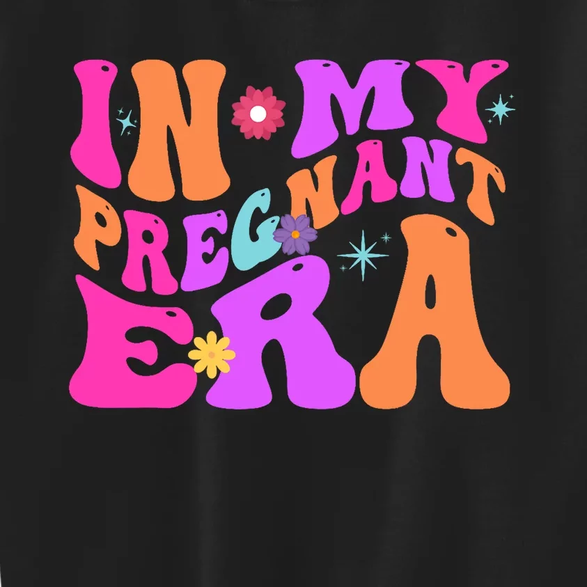 In My Pregnant Era Pregnancy Kids Sweatshirt