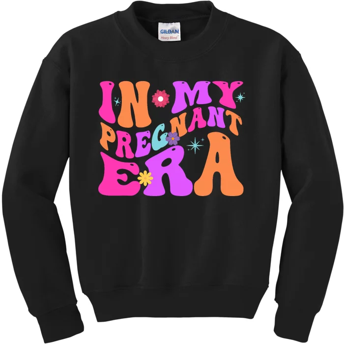 In My Pregnant Era Pregnancy Kids Sweatshirt