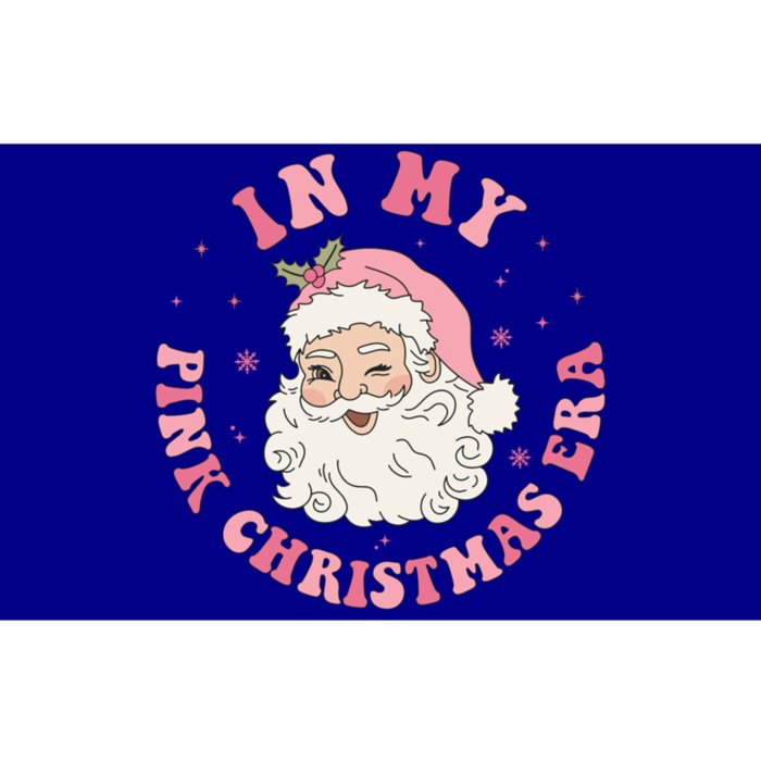 In My Pink Christmas Era Xmas Groovy Santa Holiday Great Gift Bumper Sticker