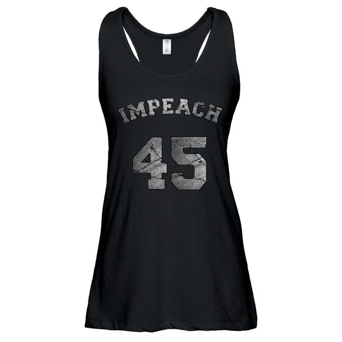 Impeach 45 Stone Logo Anti Trump Impeachment Ladies Essential Flowy Tank