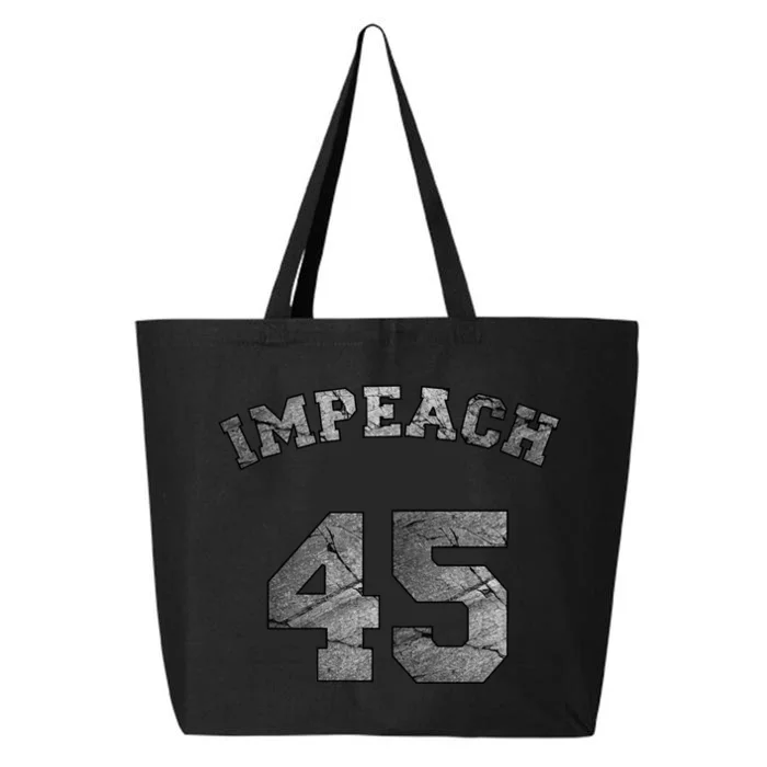 Impeach 45 Stone Logo Anti Trump Impeachment 25L Jumbo Tote