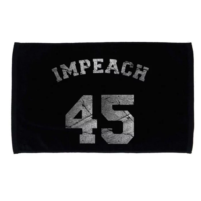 Impeach 45 Stone Logo Anti Trump Impeachment Microfiber Hand Towel