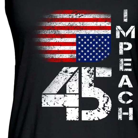 Impeach 45 Upside down Flag Ladies Essential Flowy Tank