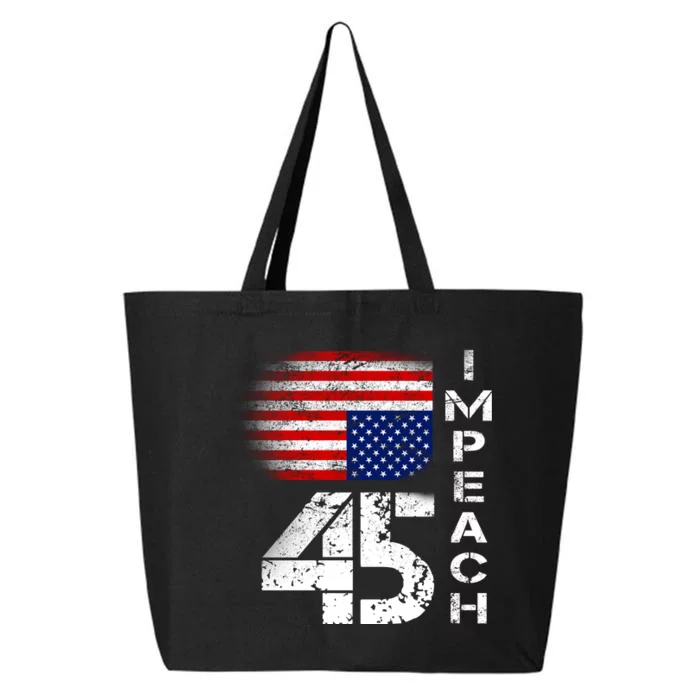 Impeach 45 Upside down Flag 25L Jumbo Tote