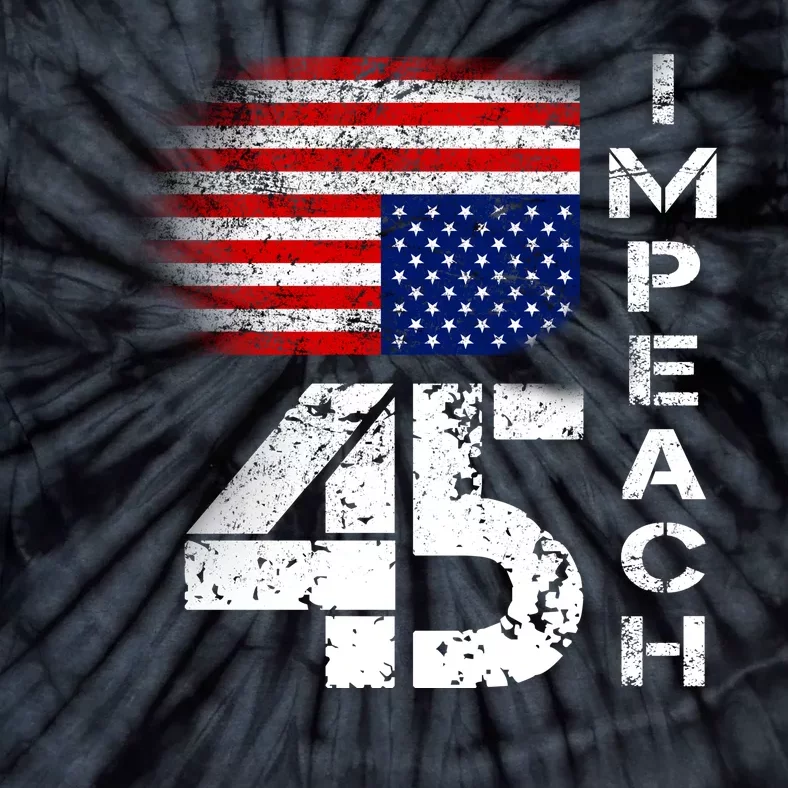 Impeach 45 Upside down Flag Tie-Dye T-Shirt