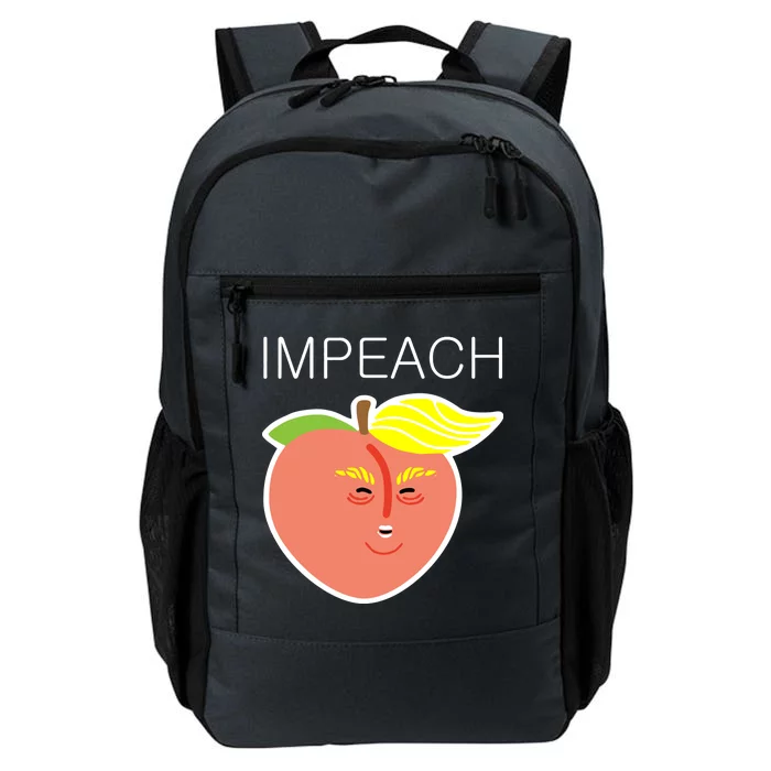 Impeach Donald Anti Trump Peach Emoji Impeachment Daily Commute Backpack