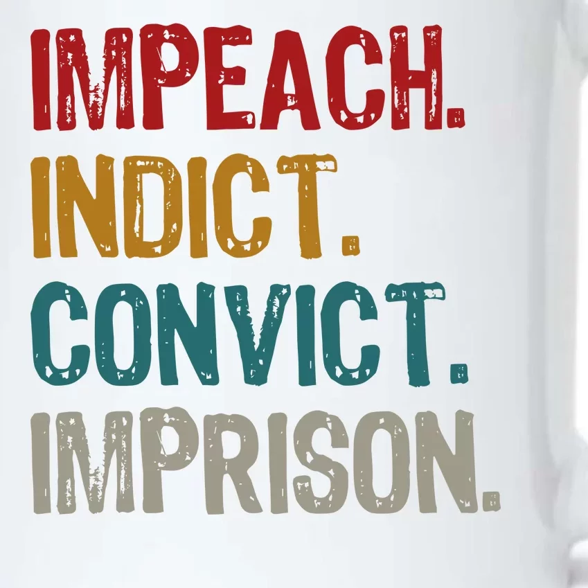 Impeach Indict Convict Imprison Black Color Changing Mug