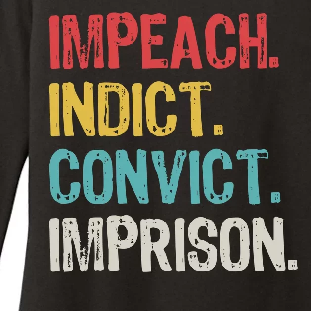 Impeach Indict Convict Imprison Womens CVC Long Sleeve Shirt