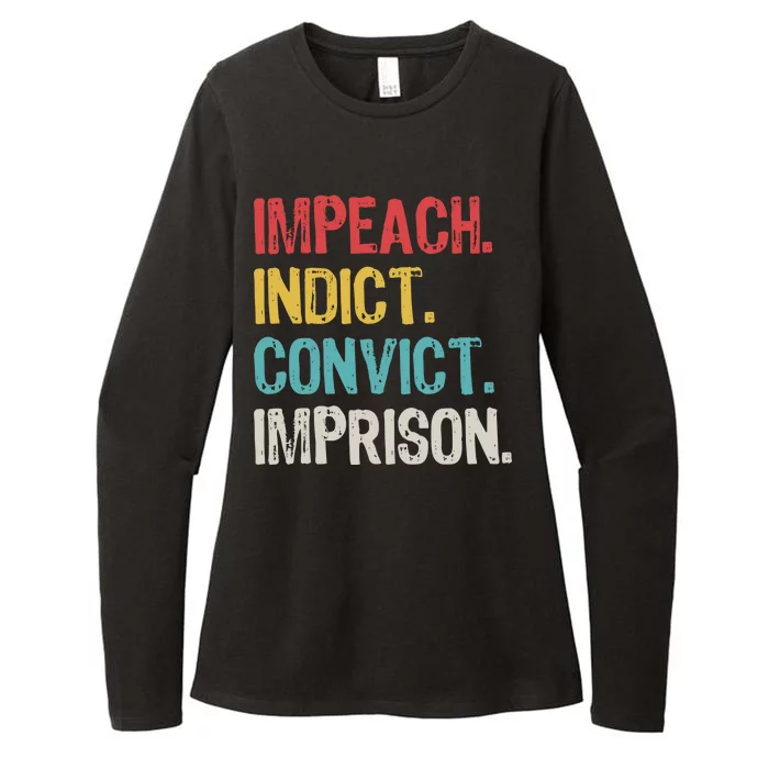 Impeach Indict Convict Imprison Womens CVC Long Sleeve Shirt