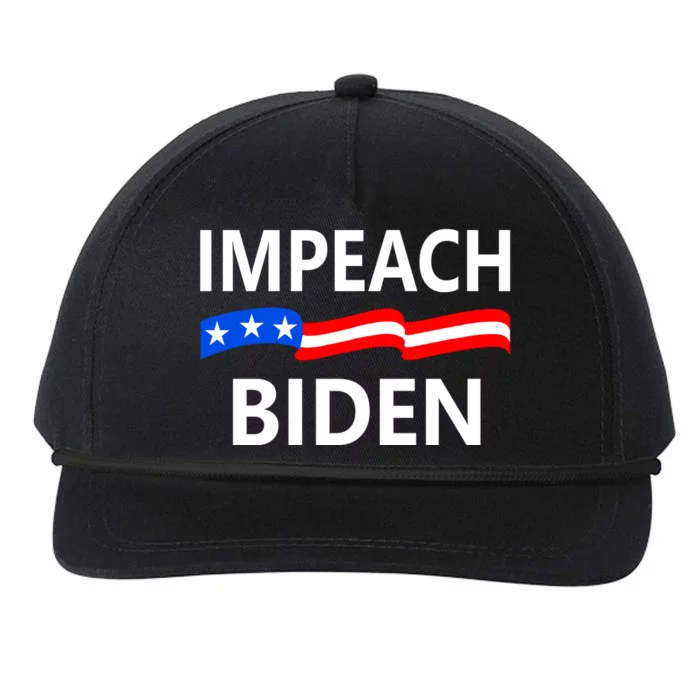 Impeach Joe Biden Remove From Office Snapback Five-Panel Rope Hat