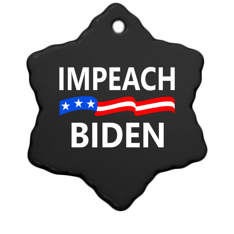 Impeach Joe Biden Remove From Office Christmas Ornament