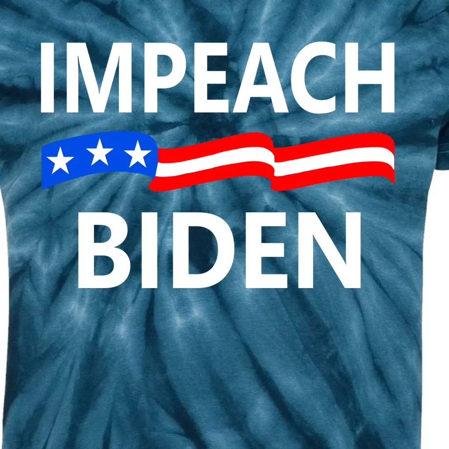 Impeach Joe Biden Remove From Office Kids Tie-Dye T-Shirt