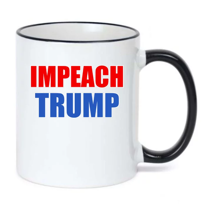 Impeach President Donald Trump Anti-Trump Black Color Changing Mug