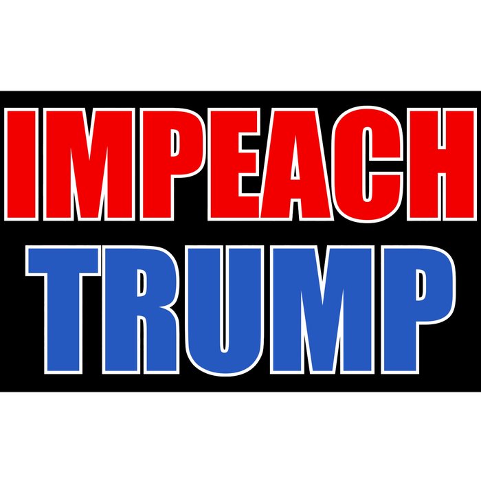 Impeach President Donald Trump Anti-Trump Bumper Sticker