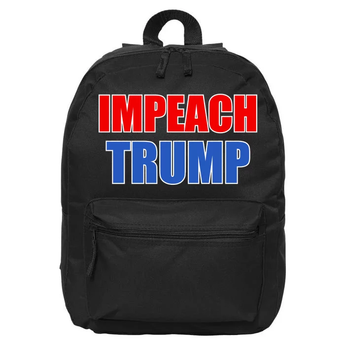 Impeach President Donald Trump Anti-Trump 16 in Basic Backpack