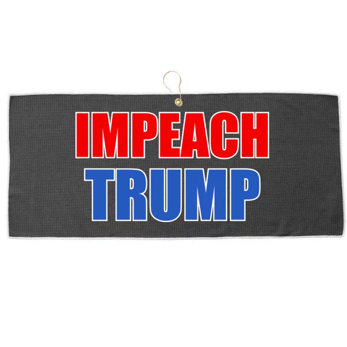 Impeach President Donald Trump Anti-Trump Large Microfiber Waffle Golf Towel