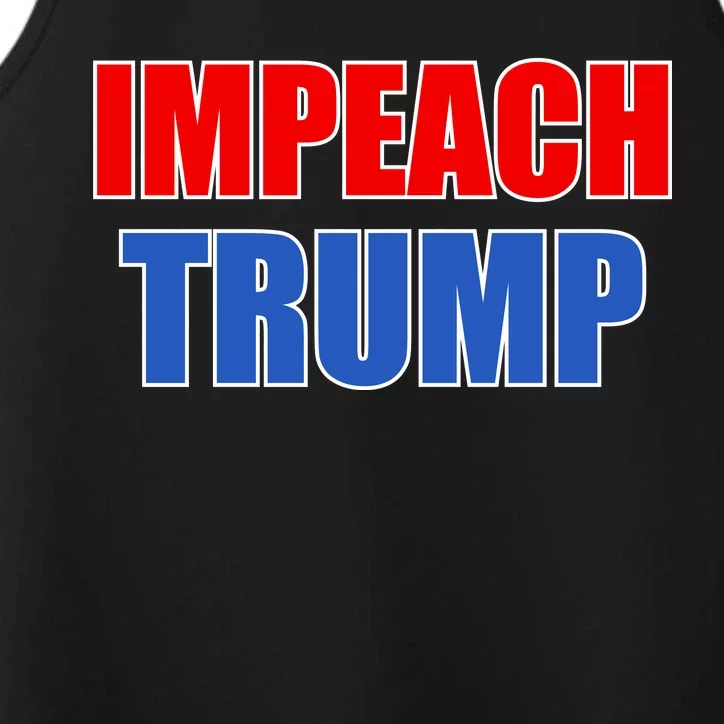 Impeach President Donald Trump Anti-Trump Performance Tank