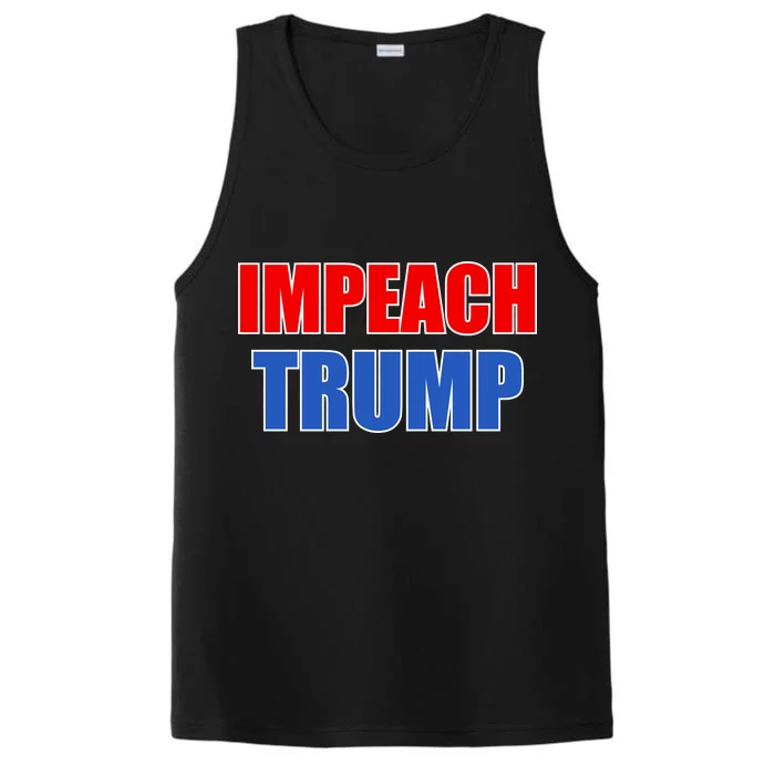 Impeach President Donald Trump Anti-Trump Performance Tank