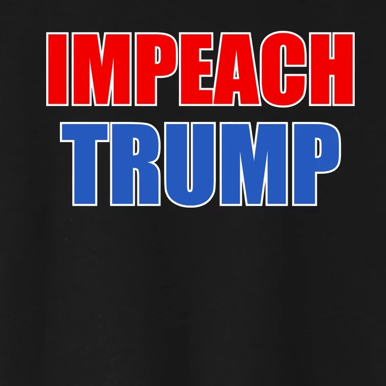 Impeach President Donald Trump Anti-Trump Women's Crop Top Tee