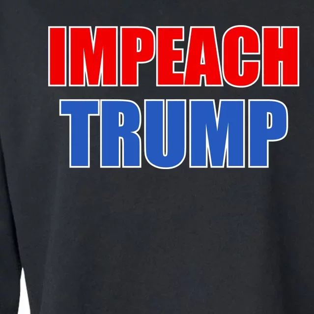 Impeach President Donald Trump Anti-Trump Cropped Pullover Crew