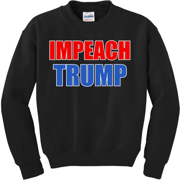 Impeach President Donald Trump Anti-Trump Kids Sweatshirt