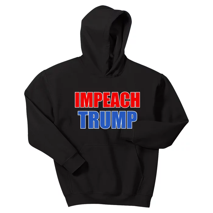 Impeach President Donald Trump Anti-Trump Kids Hoodie